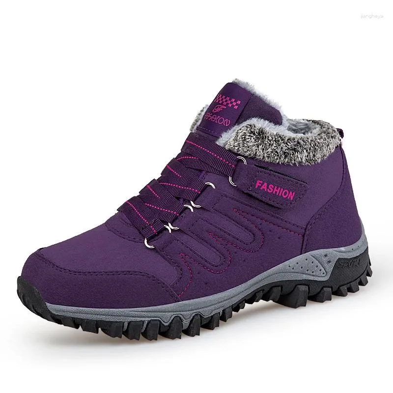 Scarpe casual Snow invernale che corre per uomini comodi da donna a piedi termali sneaker mantengono lo sport caldo