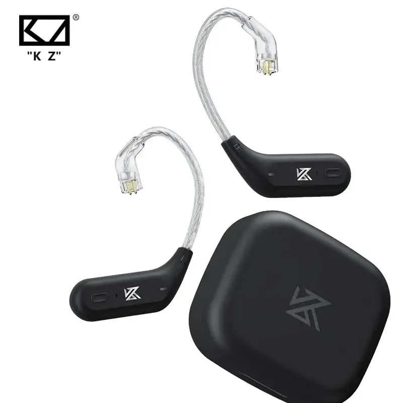 Hoofdtelefoon KZ AZ09 HD Bluetooth -module Wireless Upgrade Cable Bluetooth 5.2 HiFi Wireless Ear Hook C Pin Connector met laadkast