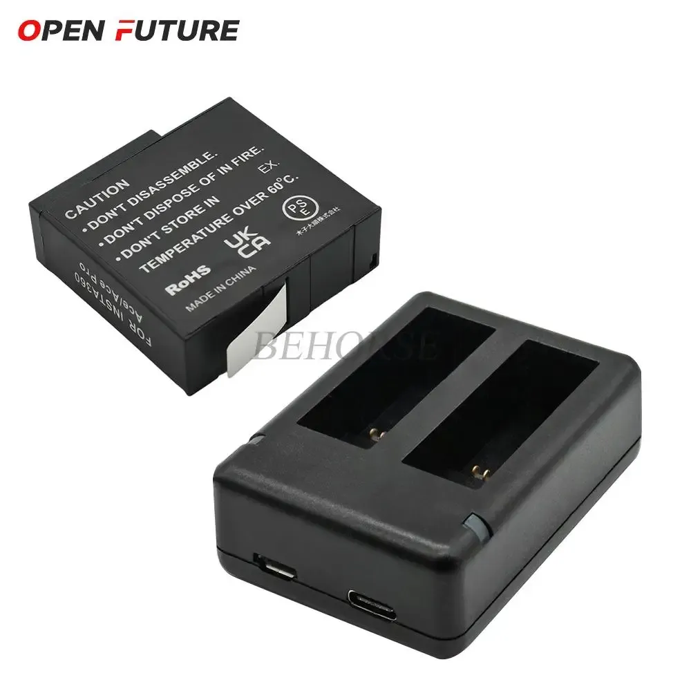 Accessories Battery Charger Box For Insta360 Ace Fast Charging Hub For Insta360 Ace Pro Dual Charging Box Sports Camera Accessories