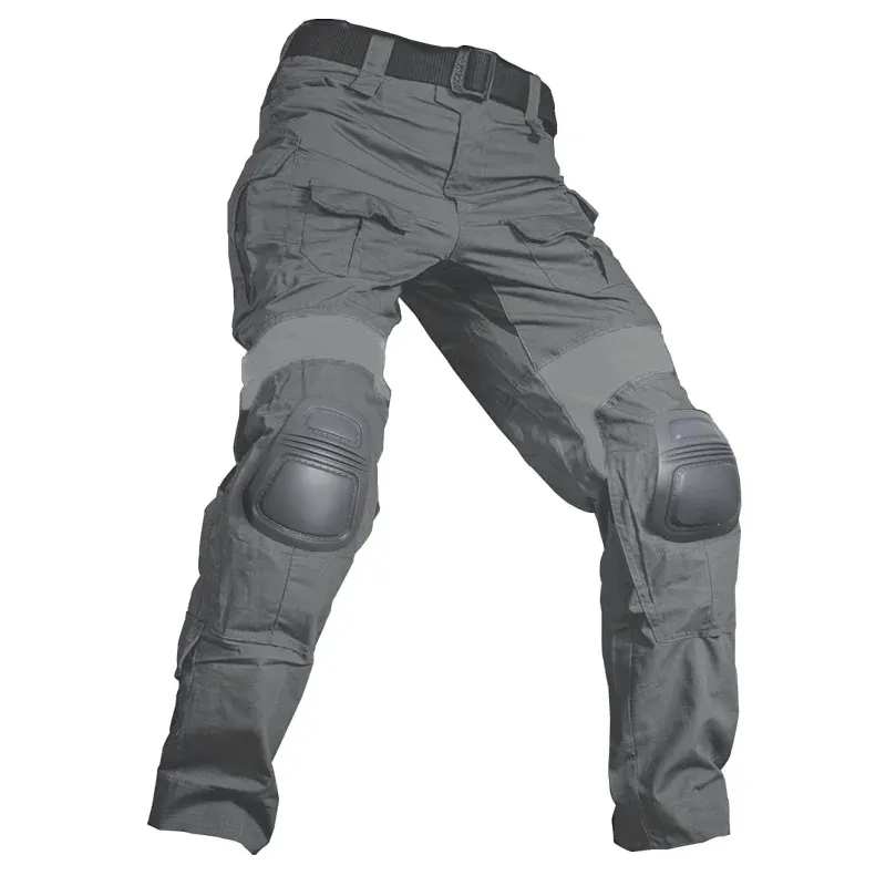 Spodnie mężczyźni wojskowe spodnie taktyczne CP Kamuflaż wielokamowy spodni spodni swobodna robota odzież Combat Airsoft Army Green Knee Ends Pants