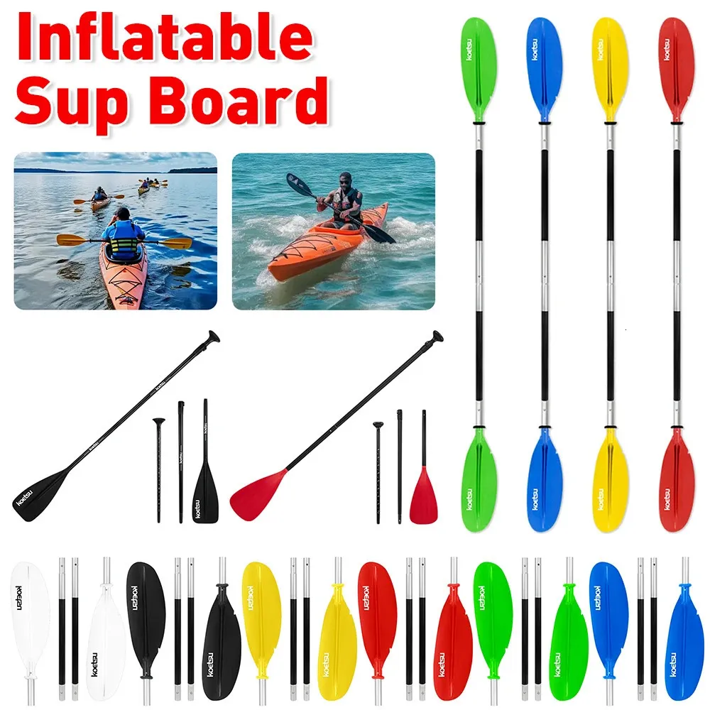 34Piece Two Way Paddle Adjustable SUP Paddleboard DoubleHead Surfpaddle Aluminium Alloy Stand Up Paddles for Canoe Kayaking 240418