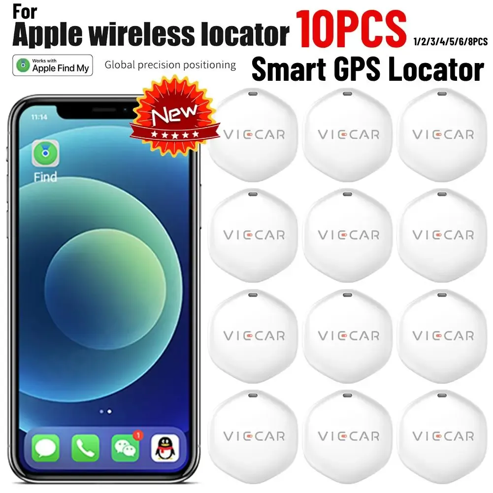 알람 110pcs 미니 GPS 트래커 파인더 Apple과 함께 내 앱 찾기 무선 Bluetooth 트래커 포지셔닝 장치 키 지갑 추적 파인더