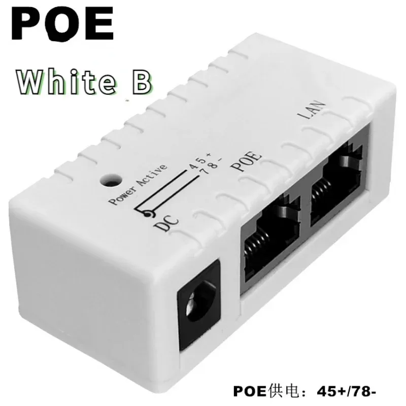 ANPWOO 1000MBPS 5V 12V 24V 48V/1A POE Injektor Power Splitter för IP -kamera Poe Adapter Modul Tillbehör