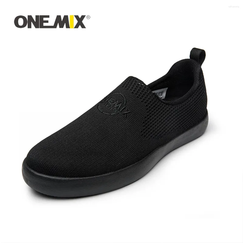 Sapatos casuais onemix 2024 women tênis de malha respirável calçados de rua masculino tênis de escritório leve para caminhada ao ar livre