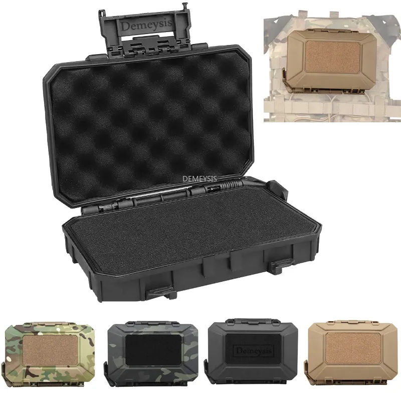 Bags Lockable Storage Molle Seal Case (19.5*14.5cm) Tactical Gear Storage EDC Tool Waterproof Box Bushcraft Survive Kit