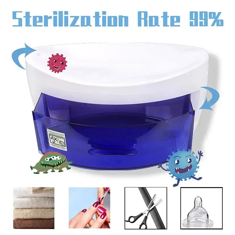 Esterilizante de esterilizador UV para instrumentos Desinfección Herramienta de uñas Desinfección Cajón de esterilizador Cajón de belleza Desinfector portátil