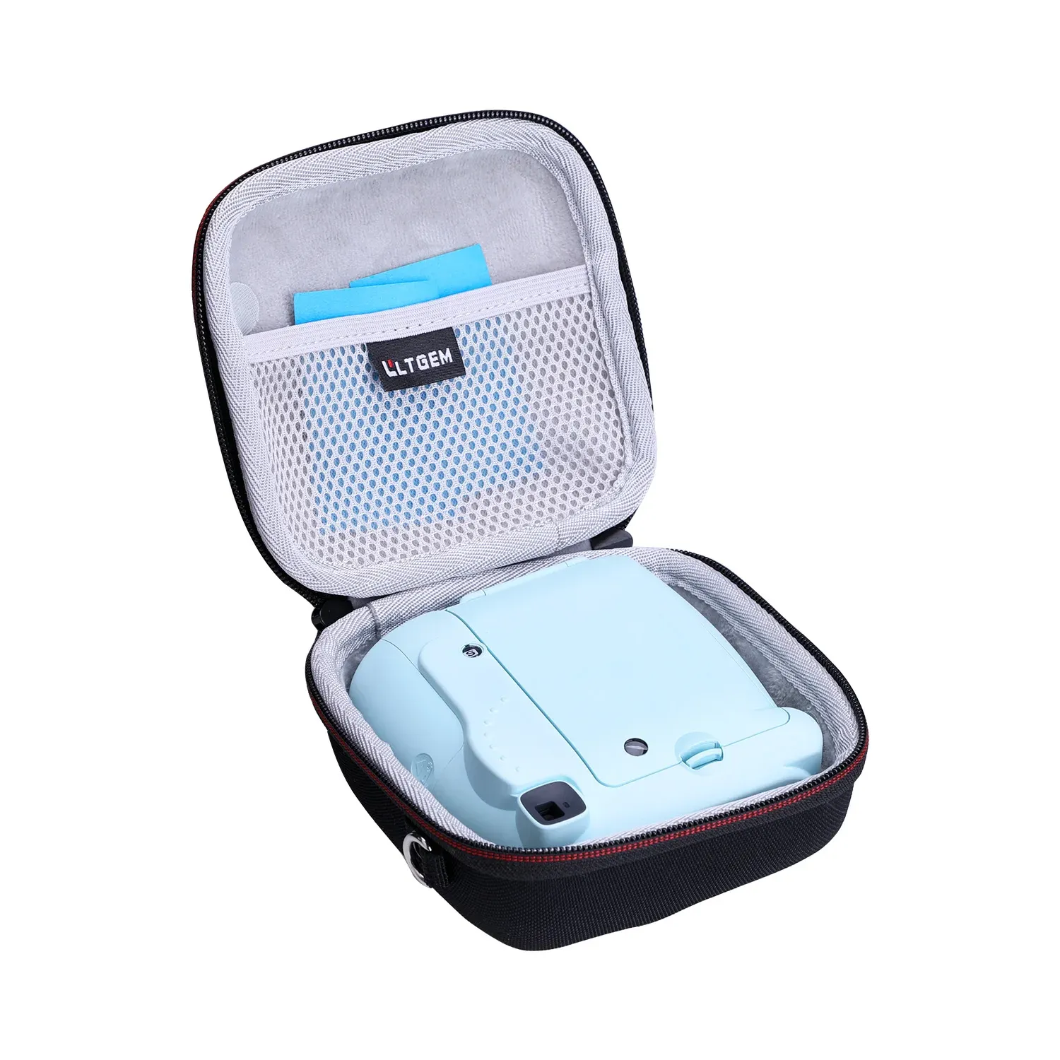 Bags LTGEM EVA Hard Case for Fuji Instax Mini 811 Instant Camera ICE Blue