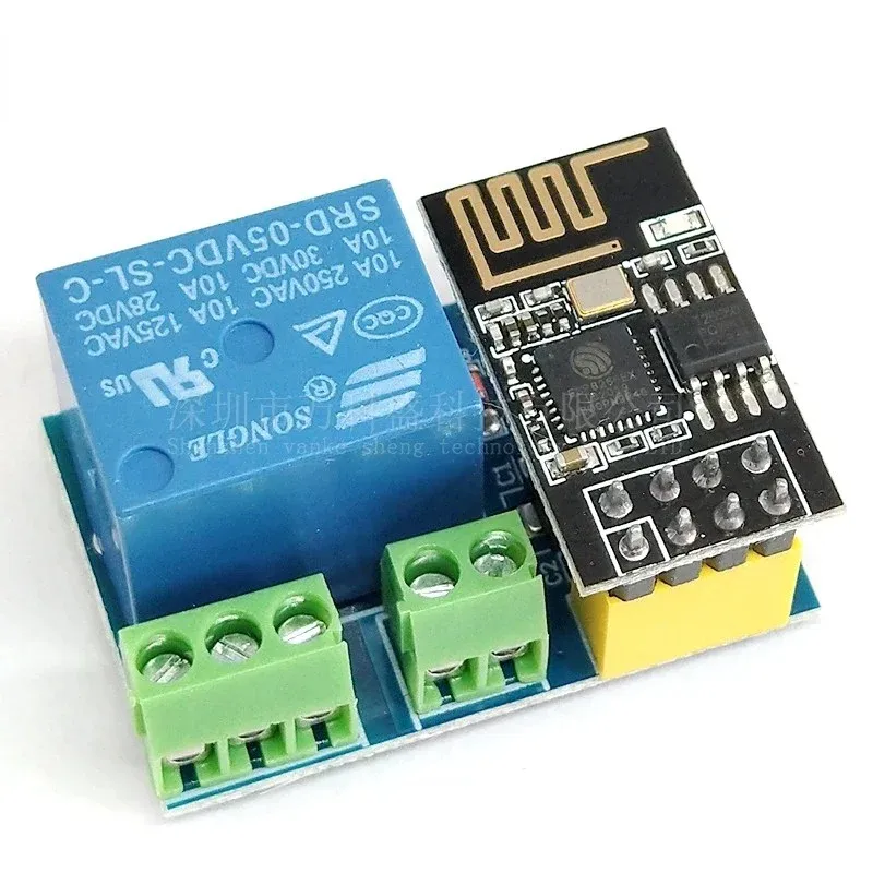 2024 ESP8266 ESP-01 5V модуль реле Wi-Fi TEWS SMART HOME DEMOTE CHOLLECT Приложение телефона ESP01 Wireless WiFi Module2.Для переключателя дистанционного управления Wi -Fi