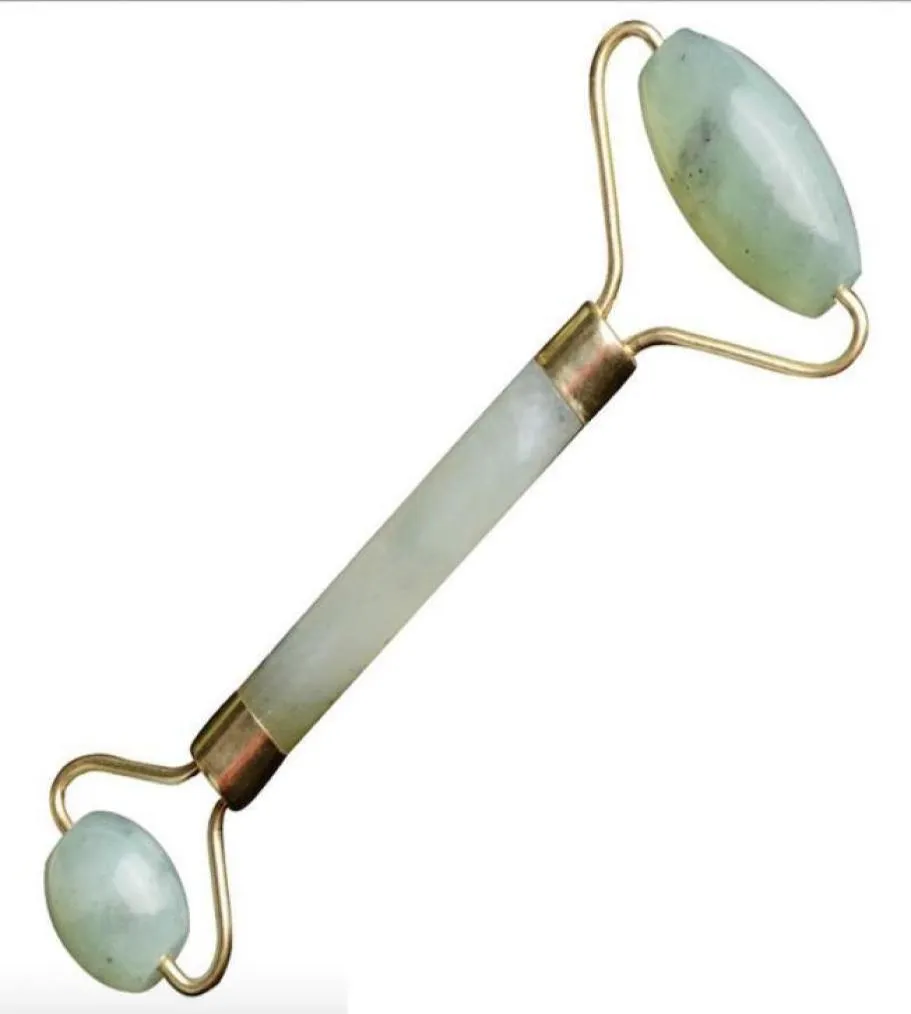 Jade Stone Needle Massager Derma Face Arms Neck Massage Roller Ancient Face Eye Body SPA Antiaging7673615