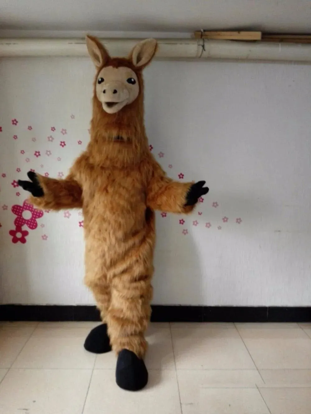 2024 Halloween Cute Llama Mascot Costume Event Proppetti promozionali Costume Fancy Cussition Caratteri Fursuit Costumi