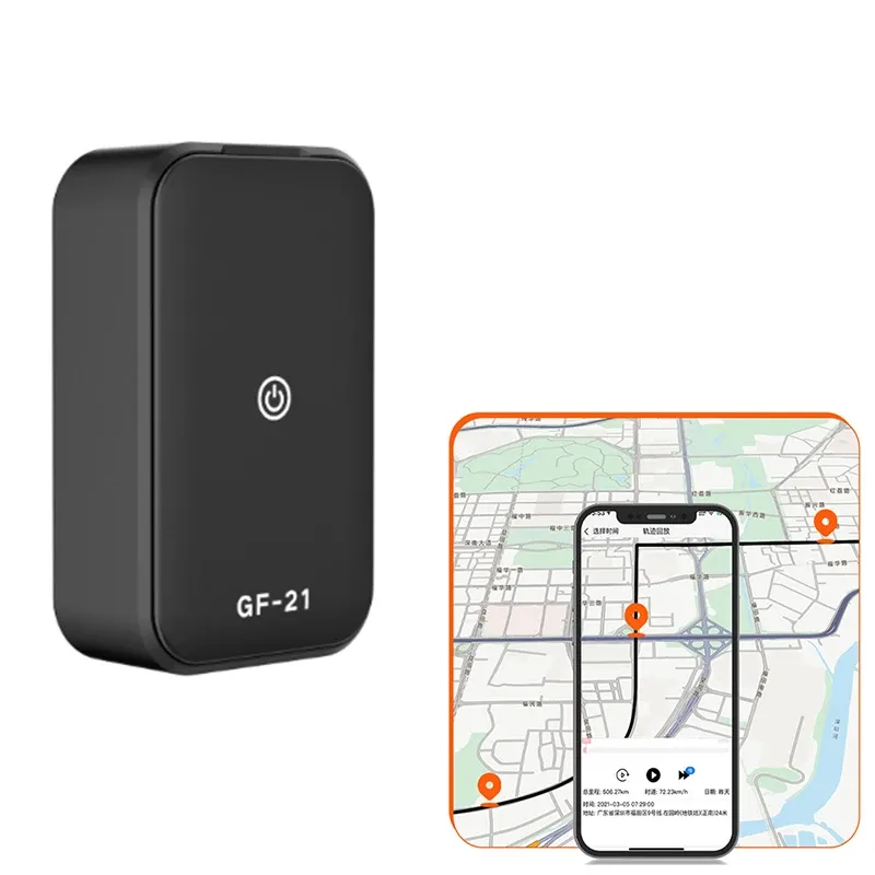 Accessori GF21 Mini GPS Tracker Tracker Remote Remote Recording App App Realtime Tracking Historical Track Car WiFi GPS Localizzatore Thoway Call