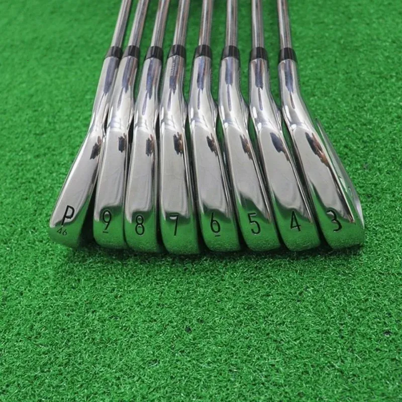 Mens Silvery TT200 Iron Set 200 Golf Irons Clubs 8pcs 39p RSSR Flex Steelgrafite Albero Assemblaggio con copertura per la testa 240422