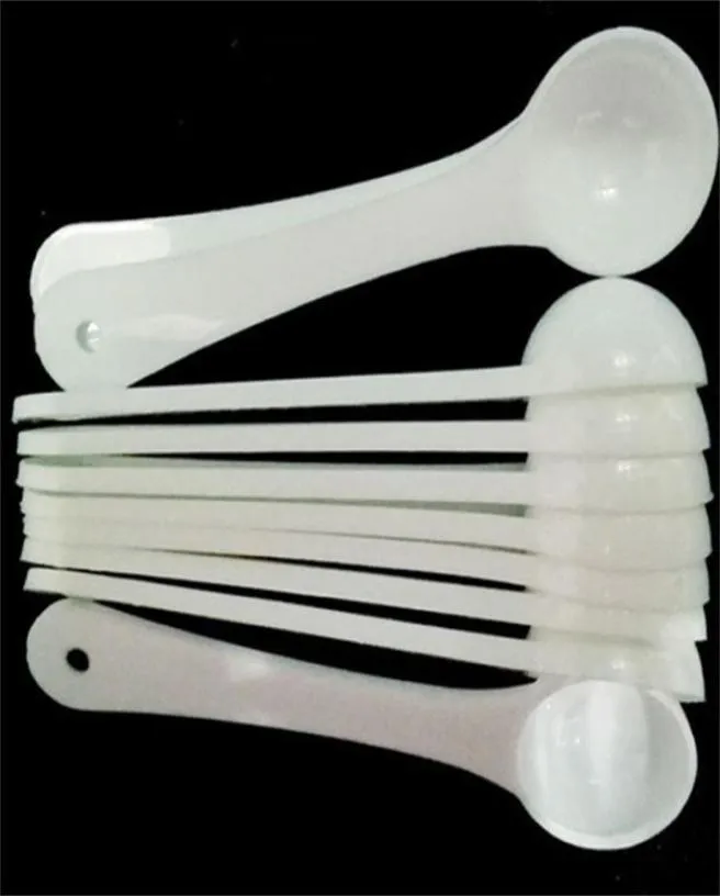 1G Professional Plastic 1 Gram Scoops Spoons для пищевого молока стиральная порошка медцина белые измерительные ложеки 382 R26182820