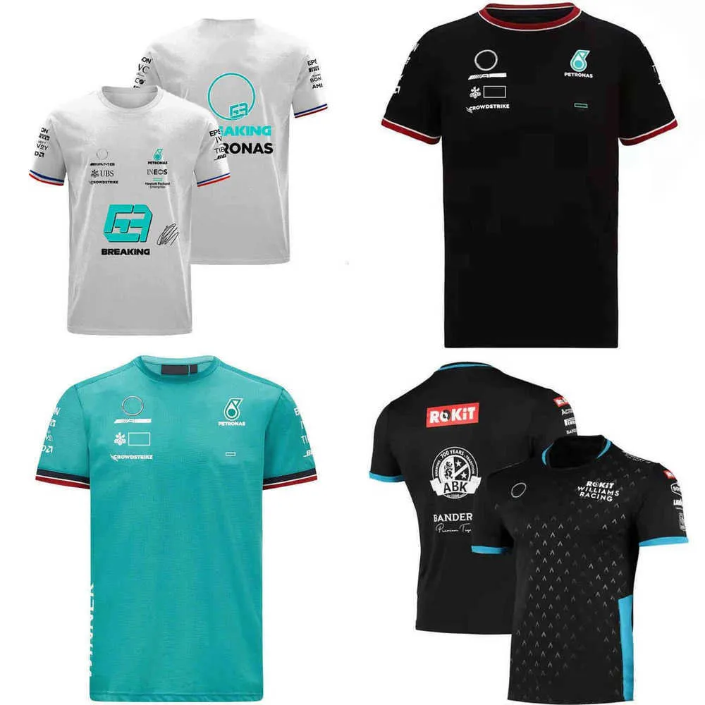 Brand Petronas Luxury Mercedes Men's t Shirts Amg F1 Lewis Hamilton Benz T-shirts Formula One Polo Pit Grand Prix Motorcycle Fast Dry Riding SJ1D