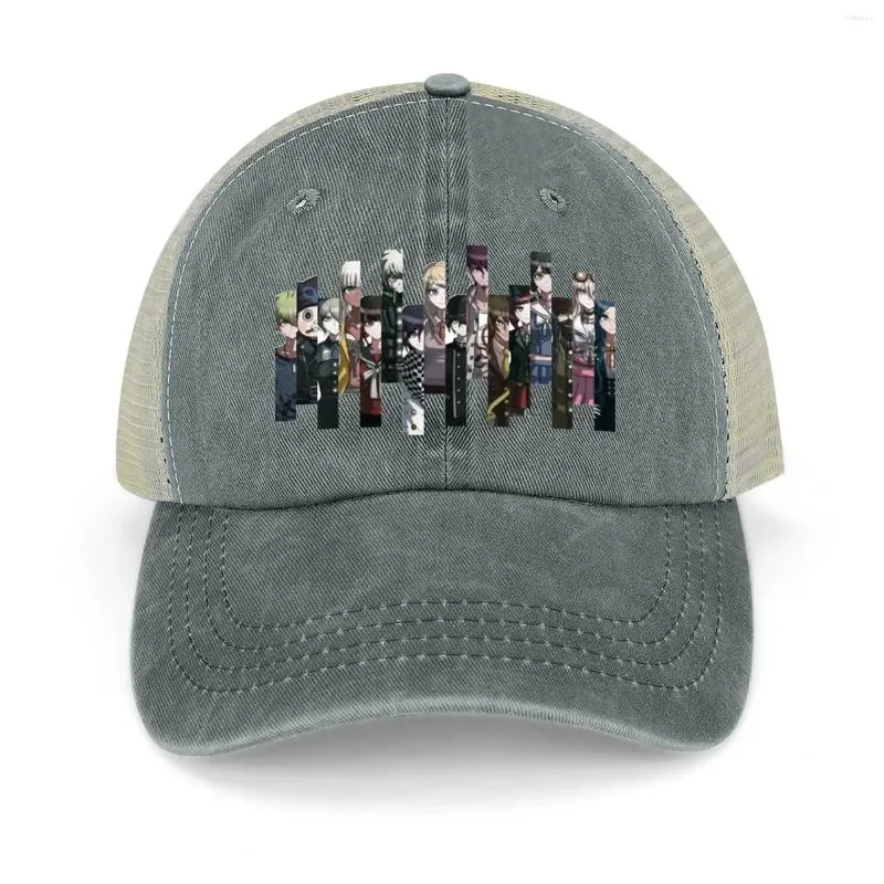 Ball Caps Danganronpa V3 Coutien complet Hat de cowboy vintage anime élégant chapeaux féminins masculins