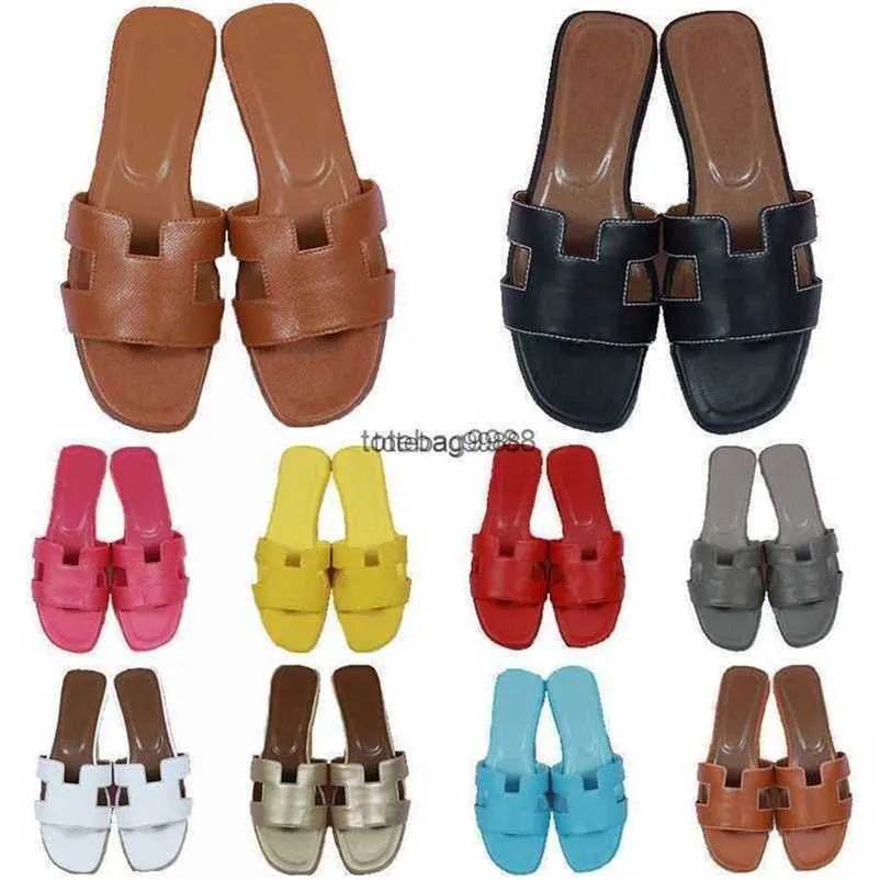 Kvinnor orans sandaler platt häl sommar äkta läder läder platt multi mönster färger stim fritid komplett uppsättning o