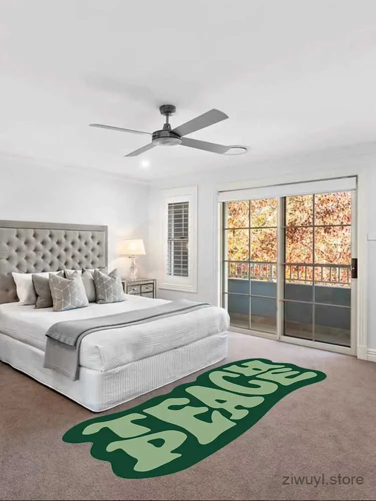 Dywany artystyczne zielone kreatywne dywaniki uczą dywan pokey wygodny miękki sypialnia dywan duży obszar salonu dywany dywany kultu dywan