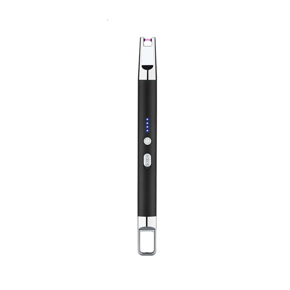 Partihandel multifunktion anpassad elektrisk lättare USB -båge tändare för BBQ -ljus cigarett svarta ljus tändare