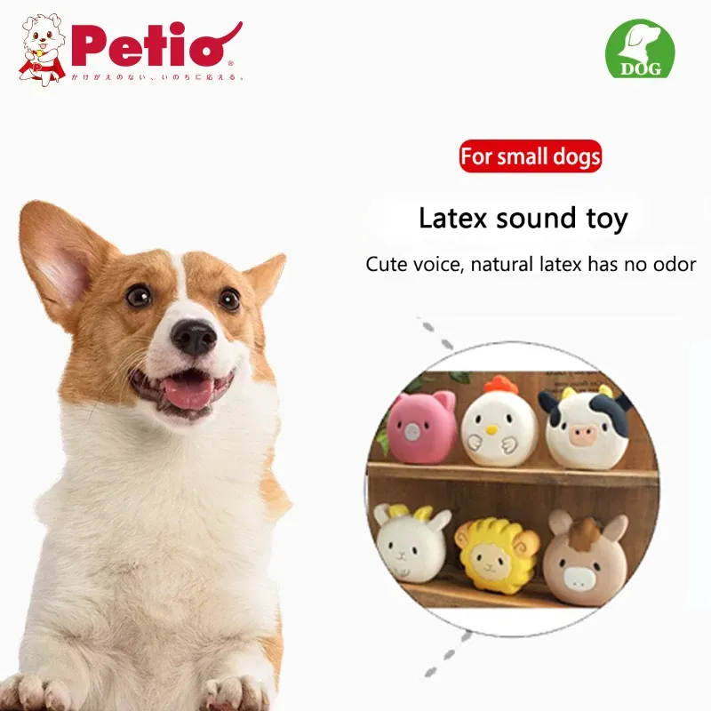 Toys Petio Sıcak Satış Sevimli Evcil Köpek Oyuncak Sesli Teddy Koji Pomeranian Köpek Anti Isırık Oyuncak Diş Taşlama Oyuncak Köpek Pet Aksesuarları