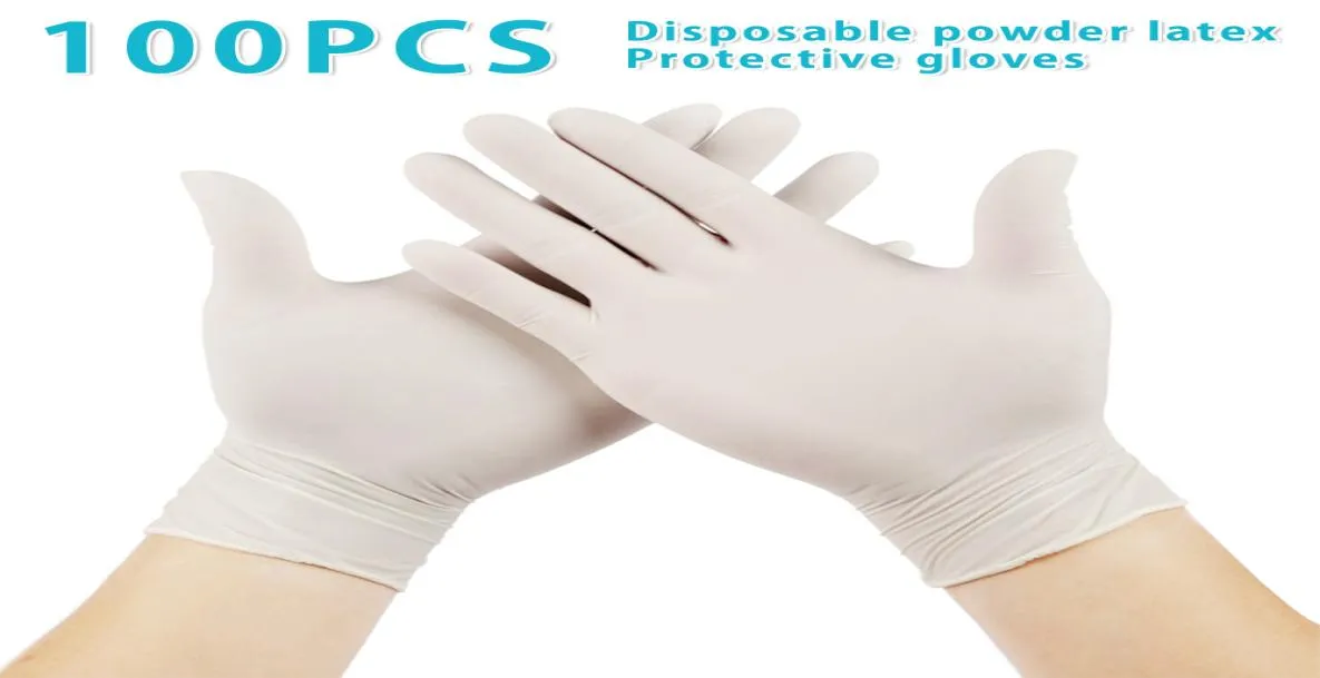 Disposable gloves nitrile guantes latex rubber for beauty salon special labor protection thickening and durable rubber guantes nit5790652