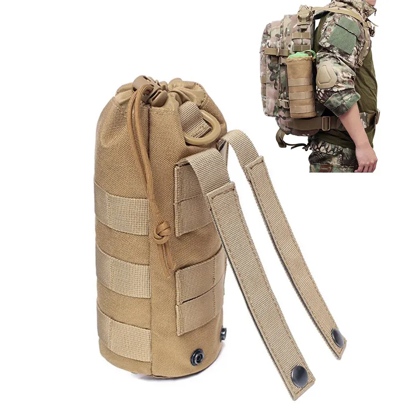 Accessoires Taktische Molle Wasserflasche Beutel Beutel für militärische Outdoor -Reise Camping -Wanderbeutel mit Wasser im Freien Taschen Wasserbeutel