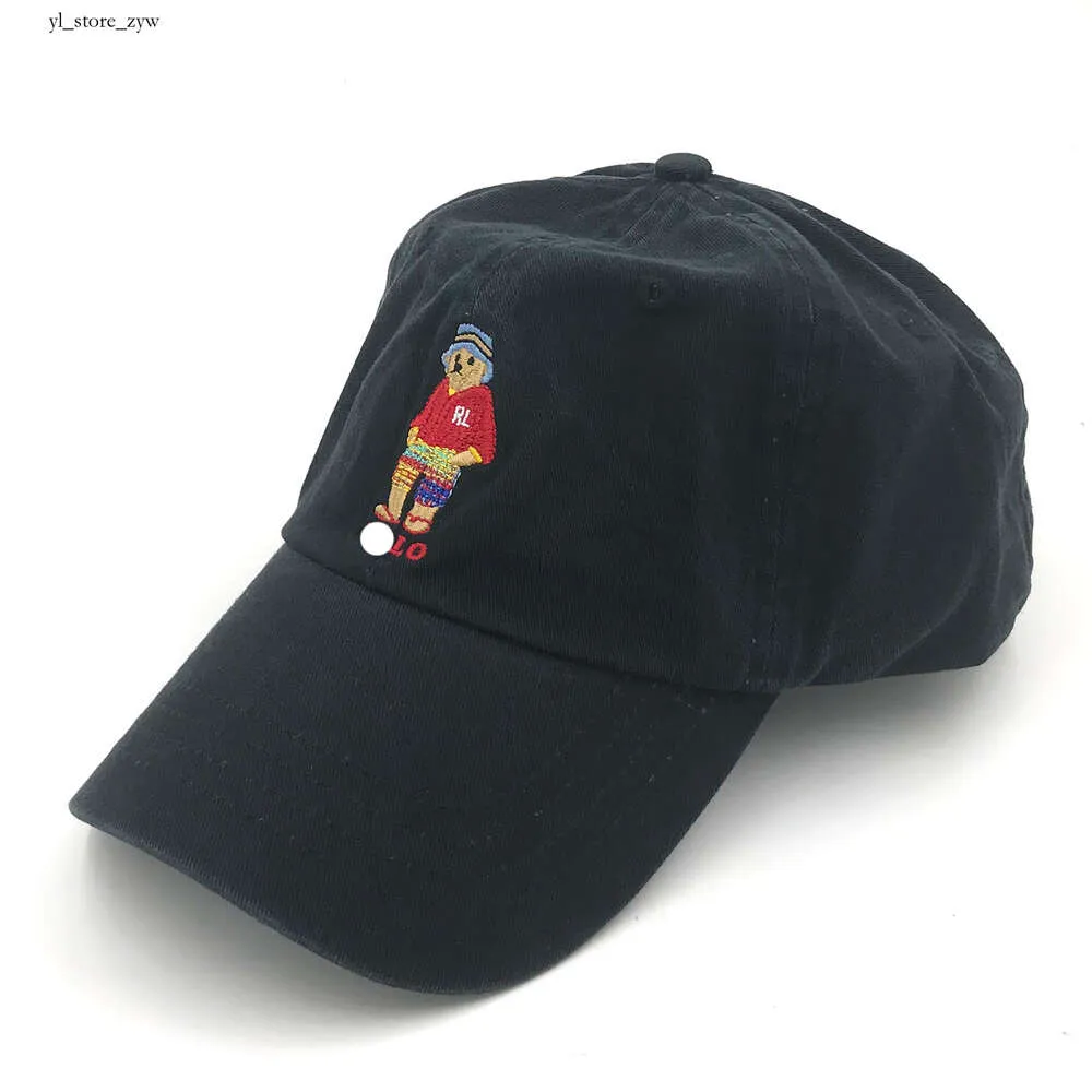 2024 BALL CAPS CLASSIC POLO BASEBALL CAP BLÅ OCH GRÖN STRIPE TREATER BEAR EBRODERY utomhushatt Nytt med Tag Ralphe Laurene 8677