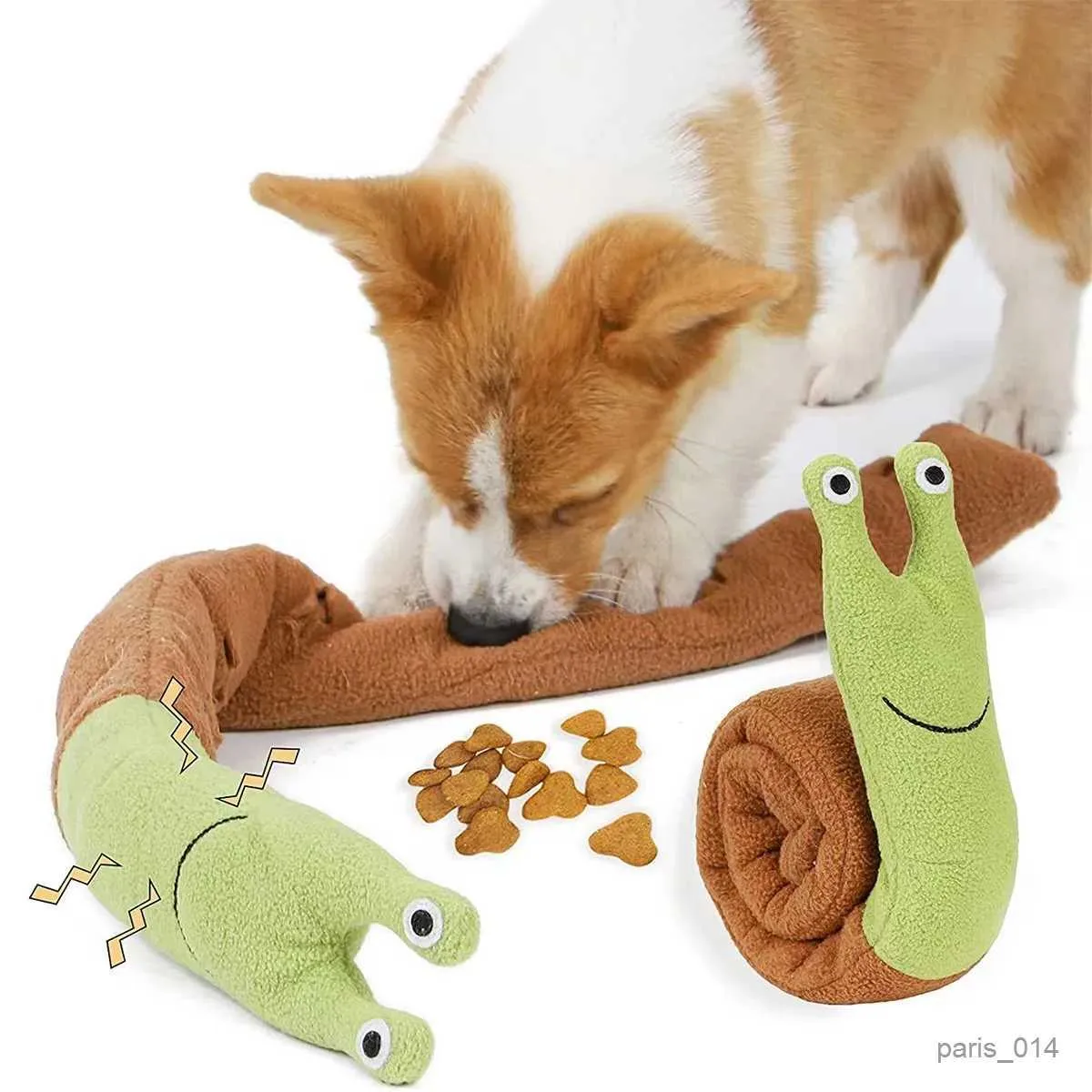 Stuffed Plush Animals 60cm Pet Dog Toy Cartoon snail Plush Toys for dog toys Supplies Hide food for Pet Toy Funny Durable Chew Molar Toy PetsSupplies