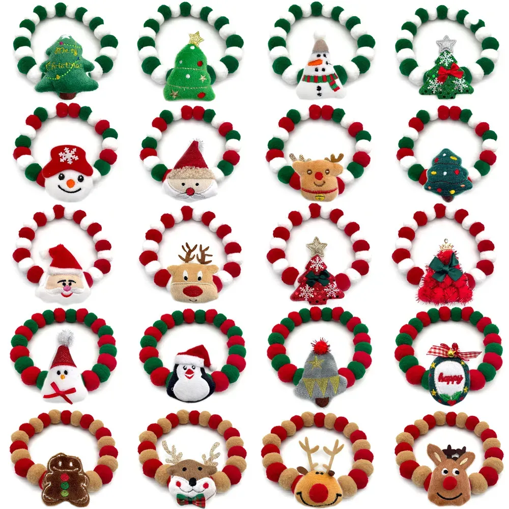 Accessoires 30pcs Weihnachten Haustierhund Fliege Keiler