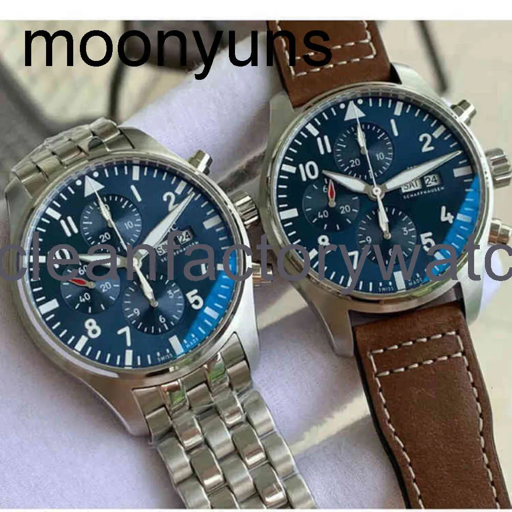 IWCITY Funkcjonalny zegarek mechaniczny siedem 40 mm zegarek Portugalski luksusowy pilot męski mechaniczny odpowiedni miernik paska dla Berto Fino Szwajcarskie ES Bran