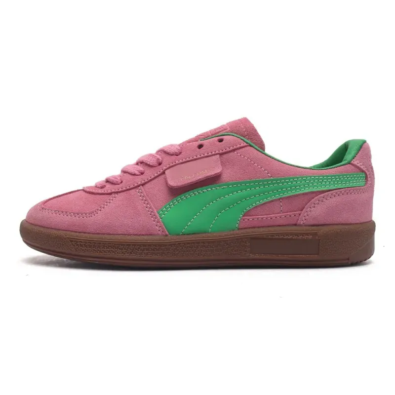 2024 Nouveau Palerme Palles Wales Bonner Pink Delight Green Pink Silver Speakers Classic Classic Classiable Classic Running Chores femme Sports Low Sneakers Size 36-45