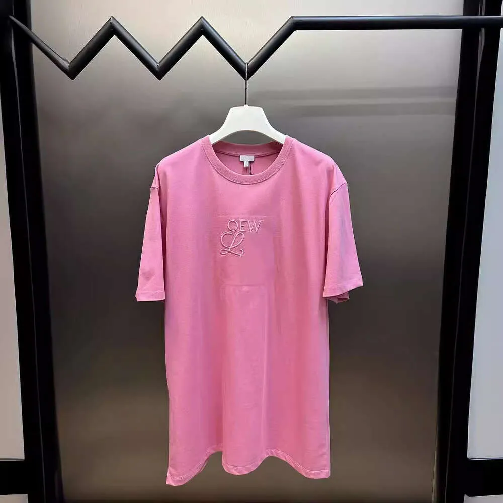 lu luo jia 올바른 버전 높이 SS 새로운 자수 면적 느슨한 캐주얼 한 짧은 슬리브 티셔츠 유니스피치