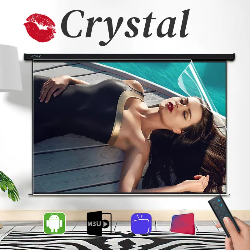 4K HD Crystal France Screen Protector TV部品iOS Android TV用の1年間の品質保証、無料交換