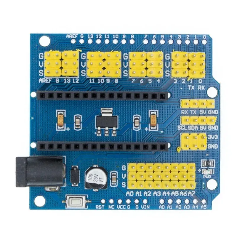 Nano Shield para R3 Duemilanove Expansion Board ofrece una mejor seguridad y características para dispositivos de Duemilanove Nano 30 y R3