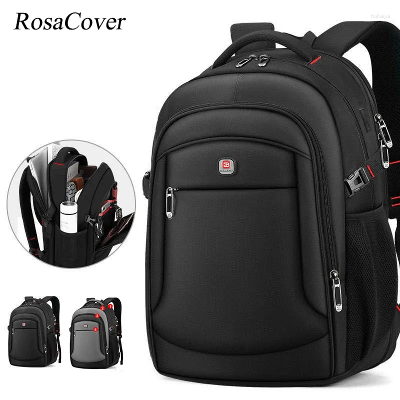 Backpack Business Men Laptop School Tassen Rucksack Travel Waterdichte grote capaciteit voor 15,6 inch Mochila Masculina