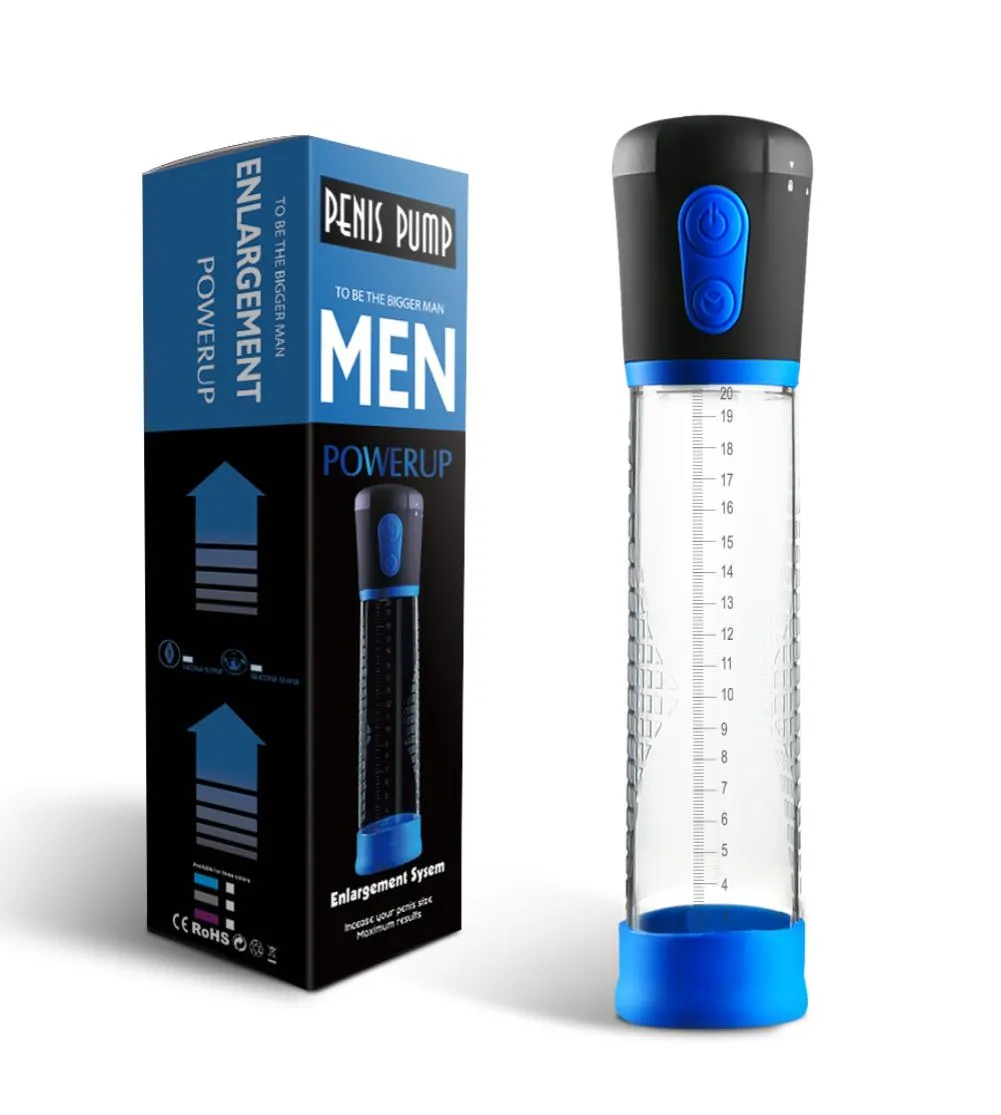 Bomba de pene automática bomba de agrandamiento de la bomba aspiradora de succión del pene del pene juguetes sexuales productos para adultos para hombres ejercicio Y203371706