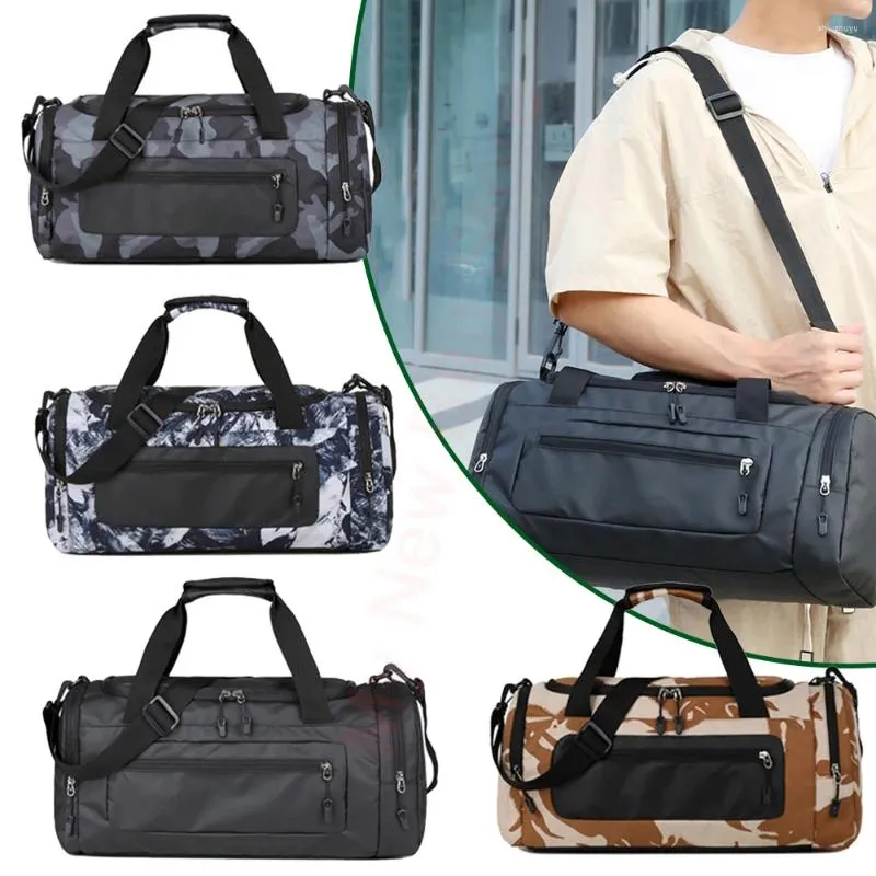 Storage Bags Military Tactical Travel Bag Weekend Gym Hiking Trekking With Shoes Compartment Outdoor Camping Handbag Sports Luggage