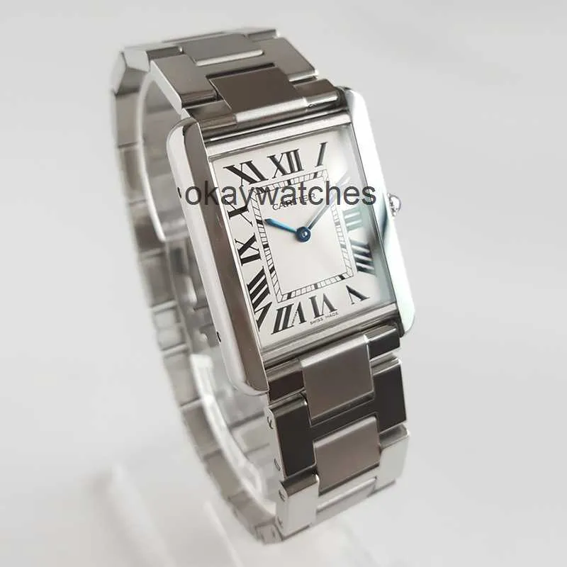 Cadran fonctionnant les montres automatiques Carter Achetez-la maintenant nouveau réservoir carré moyen de quartz de mouvement WEMPRE WEMPS W5200014