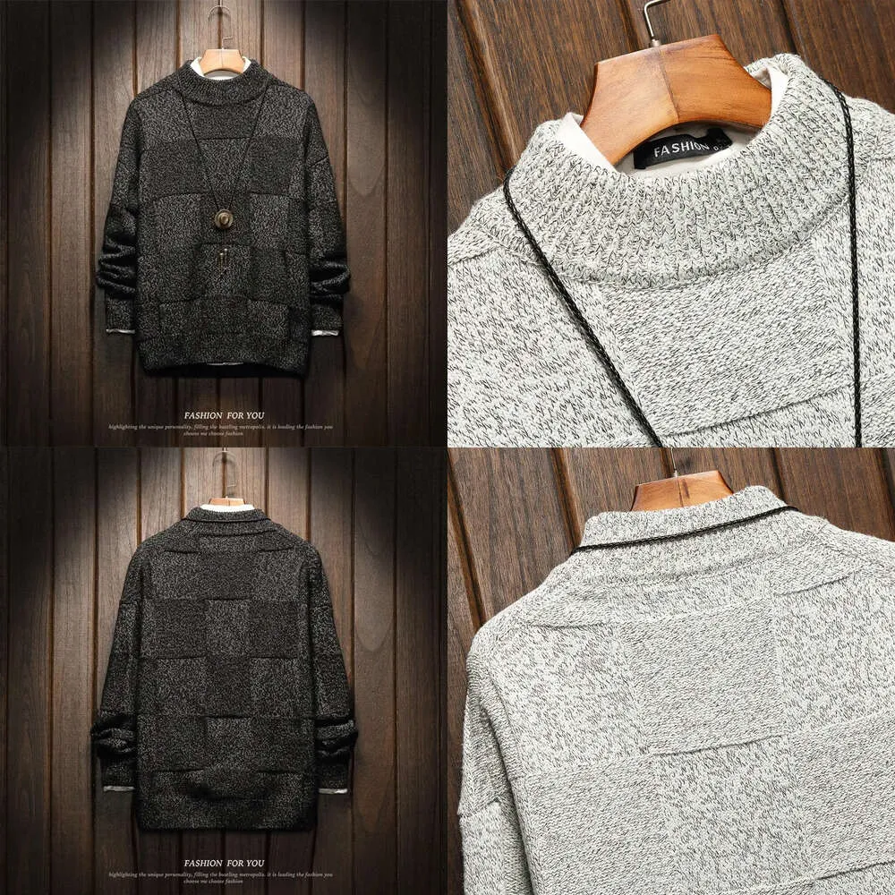 Sweters Męskie wiosenne jesienne ubrania zimowe plus ponadgabaryt m-4xl 5xl 6xl Japonia Style swobodne standardowe pullover 201022 Overs