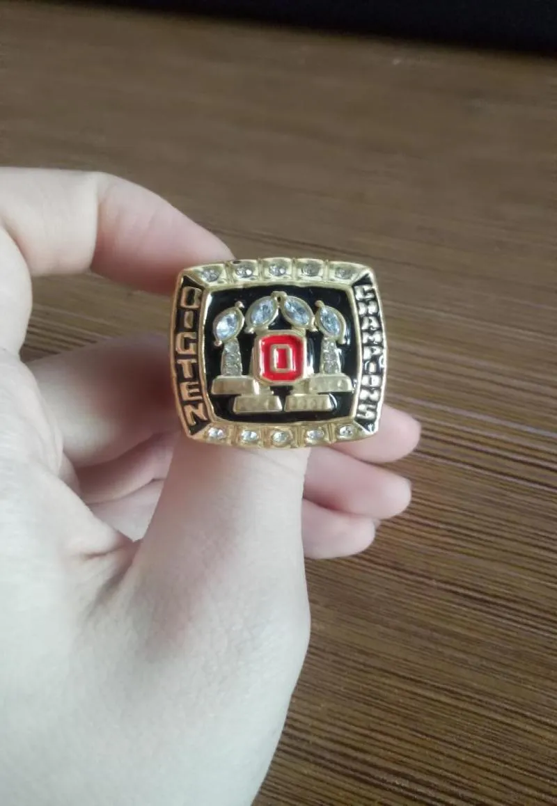 2008 Ohio Buckeye University Ring for Men Europe and America Memorial Nostalgic Classic4907817