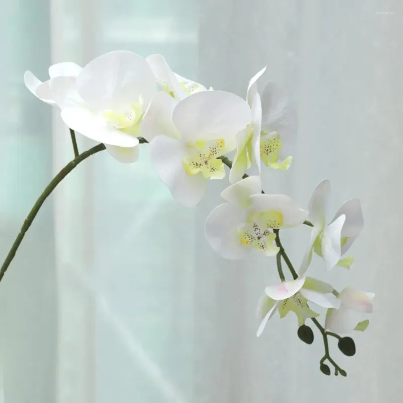 Decoratieve bloemen mooie simulatie vlinder orchidee voortreffelijk milieuvriendelijke bloem echt touch bruiloft kunstmatig