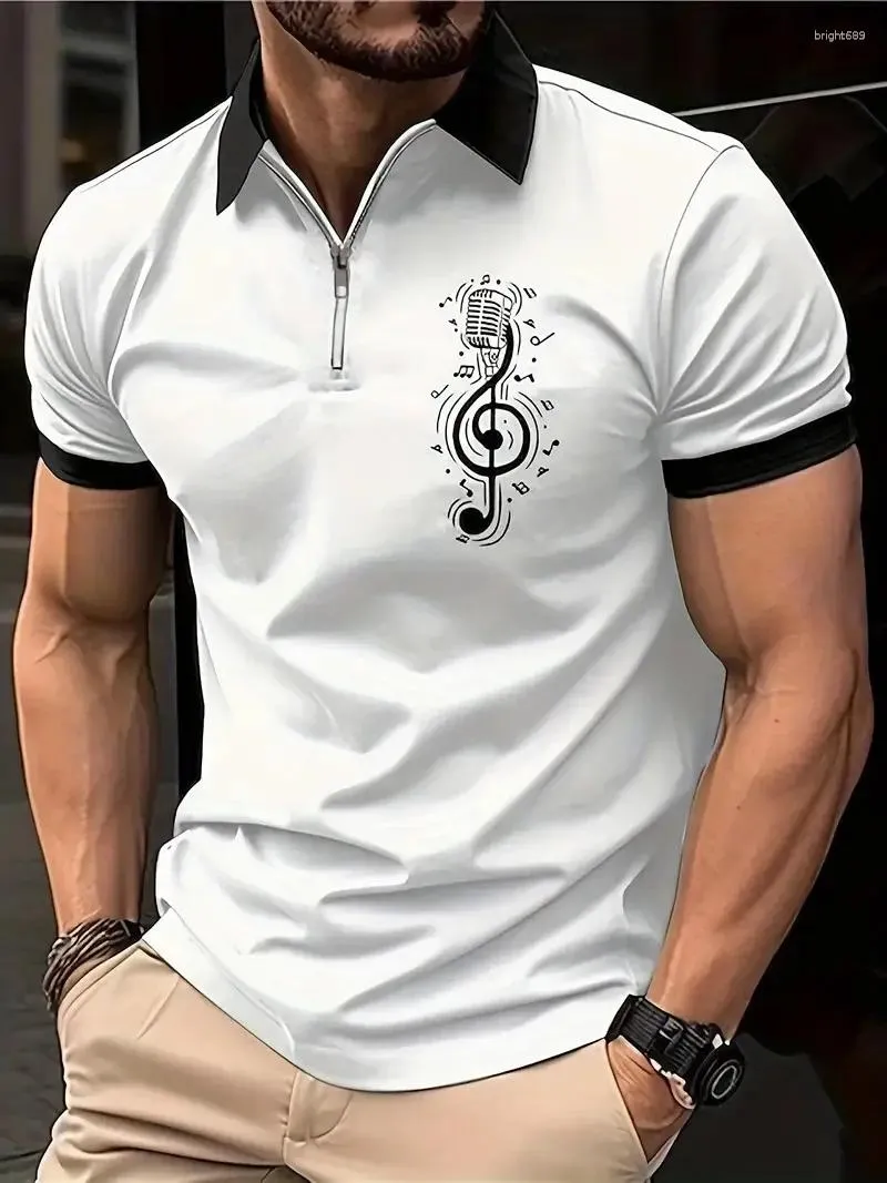 Polos masculinos de verão de manga curta camiseta de camiseta de camiseta esportiva de suportes de massa de alta qualidade guitarra de guitarra casual