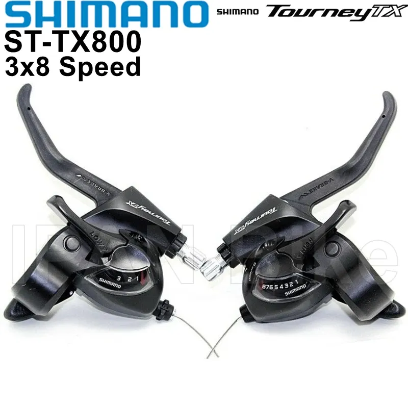 Teile Shimano -Turnier TX STTX800 Mountainbike Schicht/Bremshebel EZ Fire plus 3x8 Geschwindigkeit TX800 Schalthebel Fahrradteile Fahrradteile