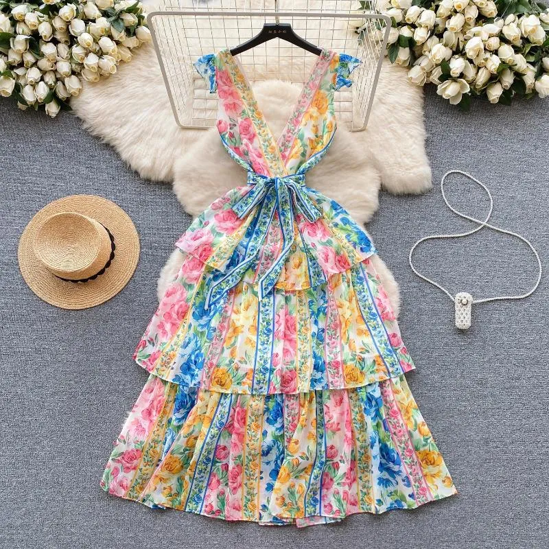 Sweet Elegant Floral Not Positioning Printed Patchwork Off the Shoulder A Line Dresses Sweet Elegant Floral Not Positioning Printed Patchwork Off the Shoulder A Line Dresses