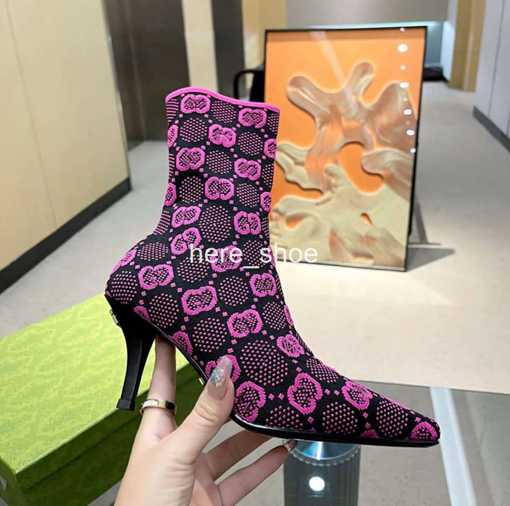 Purple 8s High Heel Boots Hella Heels The Glitterati 8inch Boots