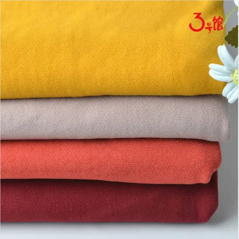 Sweatshirts High Quality Cotton Fleece Fabrics Sports And Leisure Style Brushed Thick Sweatshirt Hoodie Fabric 50*180cm/Pcs K302881