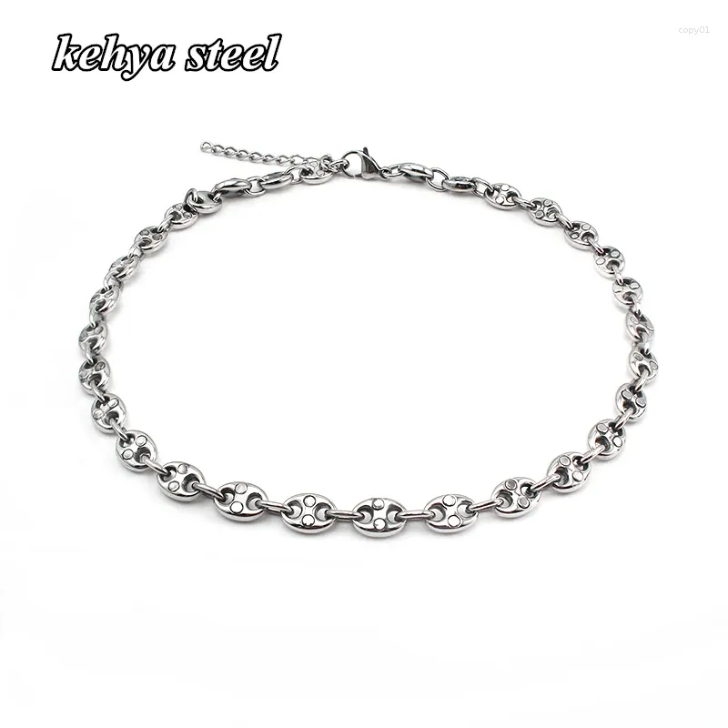 PENDANTS Classic Fashion Dichiarazione Silver Necklace Metal Vintage Chain Punk Trendy Chiker per Women Sweater Accessori