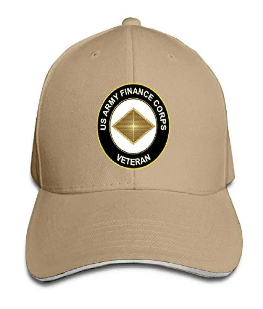 Army Veteran Finance Corps Corps UNISEX Baseball Regolable Baseball Caps Sports Outdoors Hat Summer 8 colori Hip Hop Cap Fashion Mashion64440863