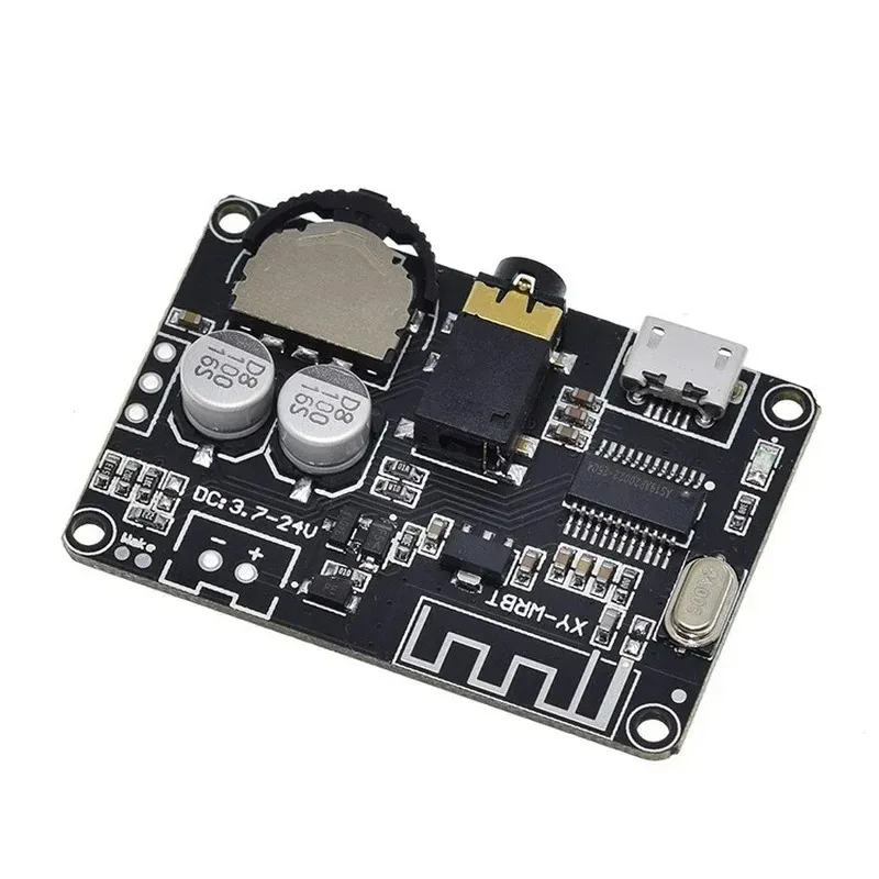 Placa de receptor de áudio Bluetooth 5.0 para MP3 para MP3 Descobrador sem fio Módulo de música estéreo sem fio XY-WRBT Alto-falantes sem fio 12V 24V