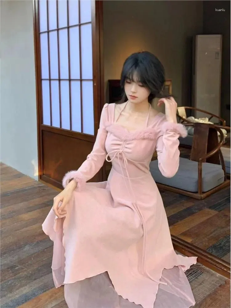 Casual Dresses Womens Elagant Fairy Dress French Temperament