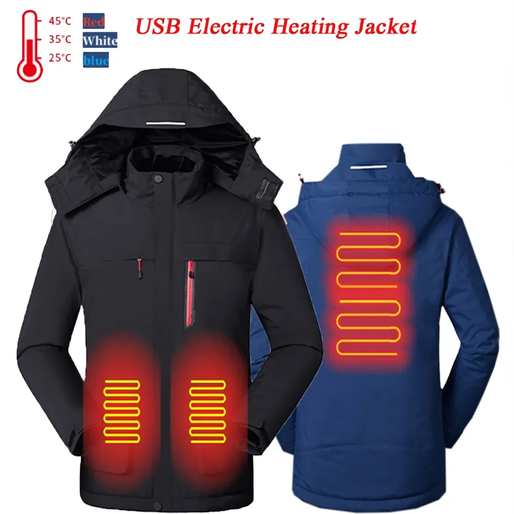 Vestes de veste chauffée usb usb USB